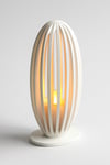 Dekoratif Aydınlatma Mumluk Elips Kafes Mumluk Plastiktir. Tea Light Mum Dahildir.