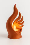 Dekoratif Aydınlatma Mumluk Feniks Alev Mumluk Plastiktir. Tea Light Mum Dahildir.
