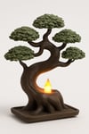 Dekoratif Aydınlatma Mumluk Fidan Mumluk Plastiktir. Tea Light Mum Dahildir.