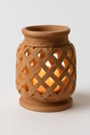 Dekoratif Aydınlatma Mumluk Hasır Sepet Mumluk Plastiktir. Tea Light Mum Dahildir.