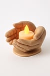 Dekoratif Aydınlatma Mumluk Heykel Kase Mumluk Plastiktir. Tea Light Mum Dahildir.