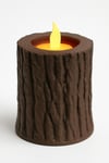 Dekoratif Aydınlatma Mumluk Kabuk Doku Mumluk Plastiktir. Tea Light Mum Dahildir.