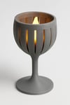 Dekoratif Aydınlatma Mumluk Kadeh Cıtalı Mumluk Plastiktir. Tea Light Mum Dahildir.