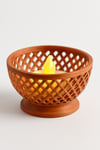 Dekoratif Aydınlatma Mumluk Kase Cıtalı Mumluk Plastiktir. Tea Light Mum Dahildir.