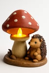 Dekoratif Aydınlatma Mumluk Kirpi Mantar Mumluk Plastiktir. Tea Light Mum Dahildir.