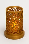 Dekoratif Aydınlatma Mumluk Kıvrım Mumluk Plastiktir. Tea Light Mum Dahildir.