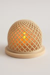 Dekoratif Aydınlatma Mumluk Kubbe Cıtalı Mumluk Plastiktir. Tea Light Mum Dahildir.