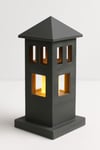 Dekoratif Aydınlatma Mumluk Kule Fener Lamba Plastiktir. Tea Light Mum Dahildir.