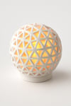 Dekoratif Aydınlatma Mumluk Küre Cıtalı Mumluk Plastiktir. Tea Light Mum Dahildir.
