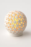 Dekoratif Aydınlatma Mumluk Küre Cıtalı Mumluk Plastiktir. Tea Light Mum Dahildir.