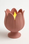 Dekoratif Aydınlatma Mumluk Lale Cıtalı Mumluk Plastiktir. Tea Light Mum Dahildir.