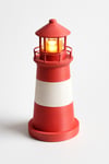 Dekoratif Aydınlatma Mumluk Liman Feneri Lamba Plastiktir. Tea Light Mum Dahildir.