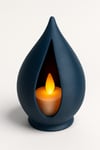 Dekoratif Aydınlatma Mumluk Mürekkep Damlası Mumluk Plastiktir. Tea Light Mum Dahildir.