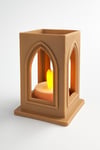 Dekoratif Aydınlatma Mumluk Pencere Mumluk Plastiktir. Tea Light Mum Dahildir.