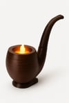 Dekoratif Aydınlatma Mumluk Pipo Mumluk Plastiktir. Tea Light Mum Dahildir.
