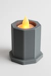 Dekoratif Aydınlatma Mumluk Sekizgen Mumluk Plastiktir. Tea Light Mum Dahildir.