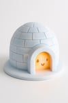 Dekoratif Aydınlatma Mumluk Şirin İgloo Mumluk Plastiktir. Tea Light Mum Dahildir.