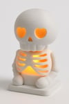 Dekoratif Aydınlatma Mumluk Şirin İskelet Mumluk Plastiktir. Tea Light Mum Dahildir.