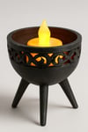 Dekoratif Aydınlatma Mumluk Sokak Kazani Mumluk Plastiktir. Tea Light Mum Dahildir.