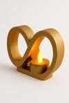 Dekoratif Aydınlatma Mumluk Sonsuzluk Mumluk Plastiktir. Tea Light Mum Dahildir.