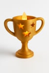 Dekoratif Aydınlatma Mumluk Taç Kupa Mumluk Plastiktir. Tea Light Mum Dahildir.