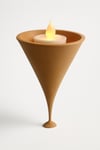 Dekoratif Aydınlatma Mumluk Ters Konik Mumluk Plastiktir. Tea Light Mum Dahildir.