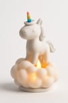 Dekoratif Aydınlatma Mumluk Unicorn Bulut Mumluk Plastiktir. Tea Light Mum Dahildir.