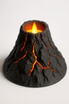 Dekoratif Aydınlatma Mumluk Volkan Mumluk Plastiktir. Tea Light Mum Dahildir.
