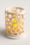 Dekoratif Aydınlatma Mumluk Voronoi Mumluk Plastiktir. Tea Light Mum Dahildir.