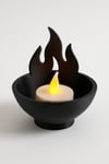 Dekoratif Aydınlatma Mumluk Yalaz Kase Mumluk Plastiktir. Tea Light Mum Dahildir.