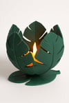 Dekoratif Aydınlatma Mumluk Yaprak Kase Mumluk Plastiktir. Tea Light Mum Dahildir.