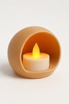 Dekoratif Aydınlatma Mumluk Yarı Küre Mumluk Plastiktir. Tea Light Mum Dahildir.