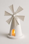 Dekoratif Aydınlatma Mumluk Yel Değirmeni Lamba Plastiktir. Tea Light Mum Dahildir.