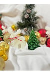 Dekoratif Hediyelik Çam Ağacı Ve Geyik Mum Soywax Yeşil Yılbaşı Hediye Pine Tree Candle