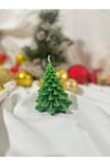 Dekoratif Hediyelik Çam Ağacı Ve Geyik Mum Soywax Yeşil Yılbaşı Hediye Pine Tree Candle