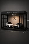 Kişiye Özel Işıklı Araba Garajı - Diorama - Showroom Dekoru - Galeri Maket 1:64