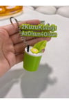 Kuzu Kulağı Kokteyl Anahtarlık- 2 Kuzu Kulağı Az Olsun 4 Olsun- 2 Kuzu Kulağı Anahtarlık