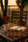 LOVE Kaktüs Seti – Tepsili - Saksılı - Plastik Kaktüs Figür Seti 💚🌵