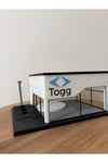 Maket TOGG Showroom Tasarımlı Galeri Diorama Araç Sergileme Garajı ( ARAÇLAR DAHİL DEĞİLDİR)