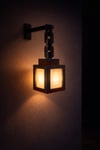 Minecraft Büyük Boy Gece Lambası- Lantern- Masa Lambası- (Zincirli - Duvar Aparatı Dahil)