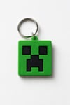 Minecraft Creeper Anahtarlık 3D Baskı Piksel Yüz Anahtarlık Hediye