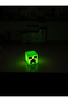 Minecraft Creeper Kafası Aydınlatma Masa Lambası - Led Mum Hediyeli