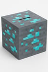 Minecraft Diamond Ore Blok Kumbara 3D Baskı Plastik