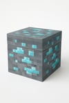 Minecraft Diamond Ore Kapaklı Kutu Saklama 3D Baskı