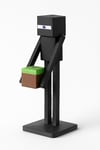 Minecraft Enderman Blok Tutan Heykel Masa Dekor 3D Baskı