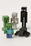 Minecraft Mob Mini Figür Seti 6lı Masa Dekor 3D Baskı