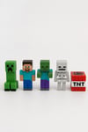 Minecraft Pasta Süsü Seti 5li 3D Baskı Doğum Günü Figür Seti