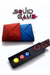 Squid Game 2 li oyun seti (Kutulu 5 taş - ddakji) zarf oyunu - gonggi oyunu