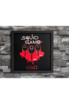 squid game kabartmalı tablo- plastik