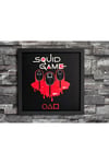 squid game kabartmalı tablo- plastik